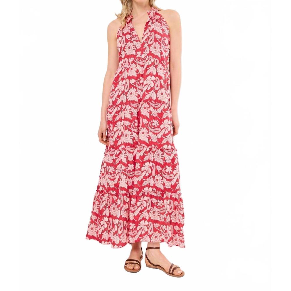 NEW MAISON HOTEL jade maxi dress in tabasco
